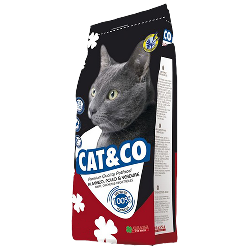 CAT&CO PREMIUM 4KG MANZO POLLO E VERDURE