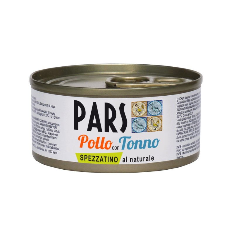 CANE/GATTO PARS 70GR SPEZZATINO POLLO CON TONNO