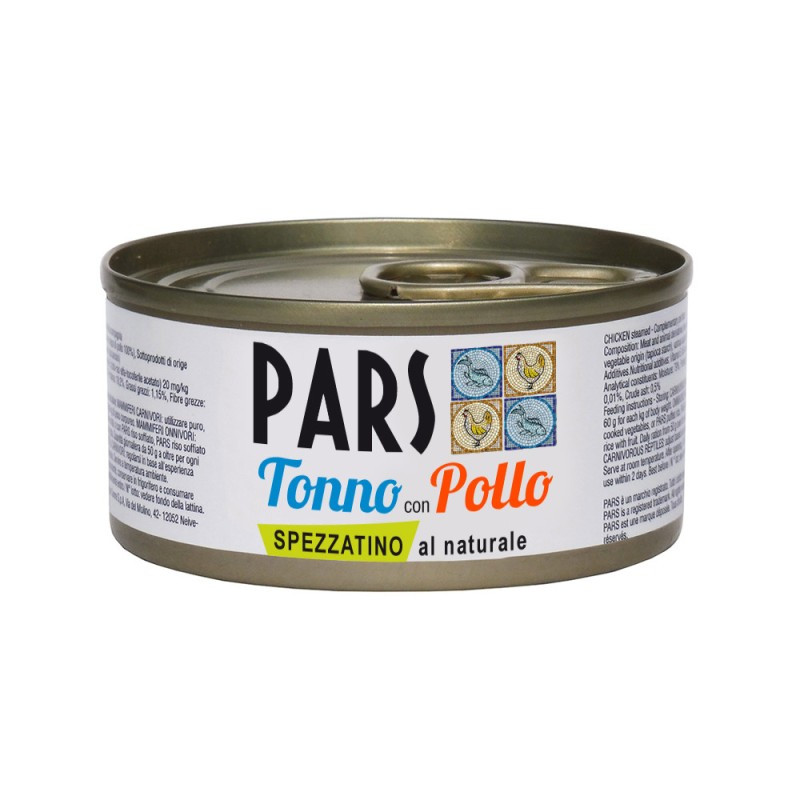 CANE/GATTO PARS 70GR SPEZZATINO TONNO CON POLLO