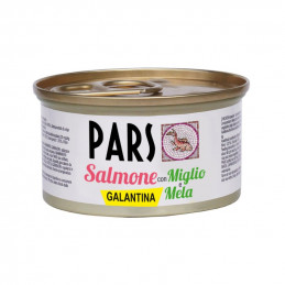 CANE/GATTO PARS 95GR GALANTINA SALMONE CON MIGLIO E MELA