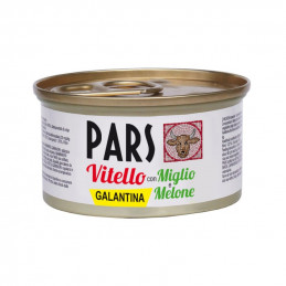 CANE/GATTO PARS 95GR GALANTINA VITELLO CON MIGLIO E MELONE