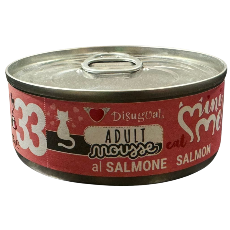 GATTO DISUGUAL MINIME MOUSSE 85GR ADULT SALMONE