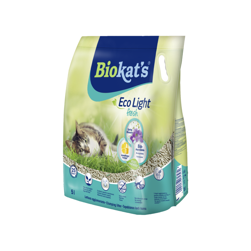 LETTIERA BIOKAT'S ECO LIGHT 5LT FRESH SPRING