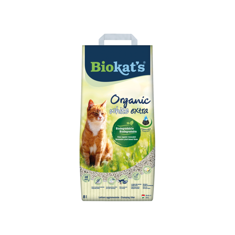 LETTIERA BIOKAT'S ORGANIC WHITE EXTRA 4KG