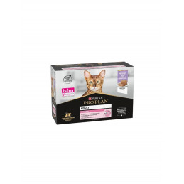 GATTO PROPLAN MULTIP DELICATE MOUSSE TACCHINO 10X85GR