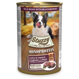 DOG STUZZY MONOPROTEICO 400GR CINGHIALE LATTINA