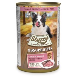 DOG STUZZY MONOPROTEICO 400GR MAIALE LATTINA