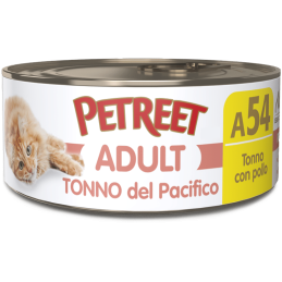 GATTO PETREET GRAN RISPARMIO 6X70GR TONNO POLLO