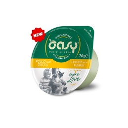 GATTO OASY MORE LOVE 70GR CUP POLLO ZUCCA