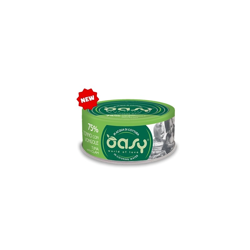 GATTO OASY MORE LOVE 70GR WATER TONNO VONGOLE