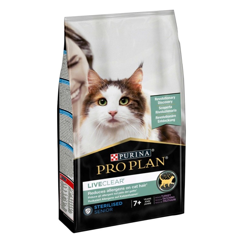 GATTO PROPLAN LIVECLEAR SENIOR 7+ TACCHINO 1.4KG