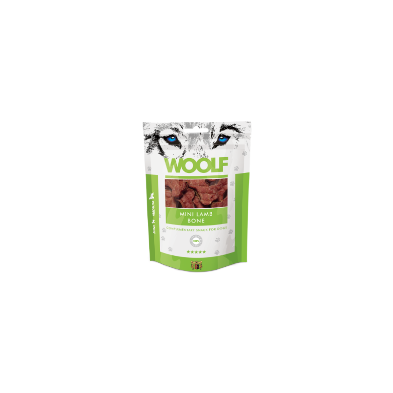 DOG SNACK WOOLF 100GR OSSO DI AGNELLO