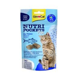 GATTO SNACK NUTRIPOCKETS FISH TONNO 60GR