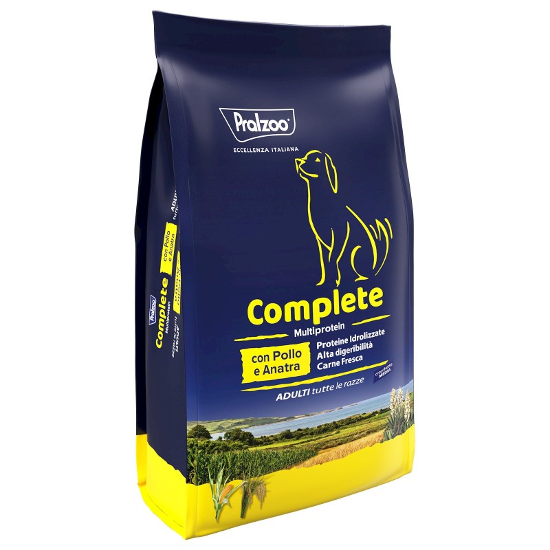 DOG PRALZOO COMPLET 10KG ADULT POLLO ANATRA