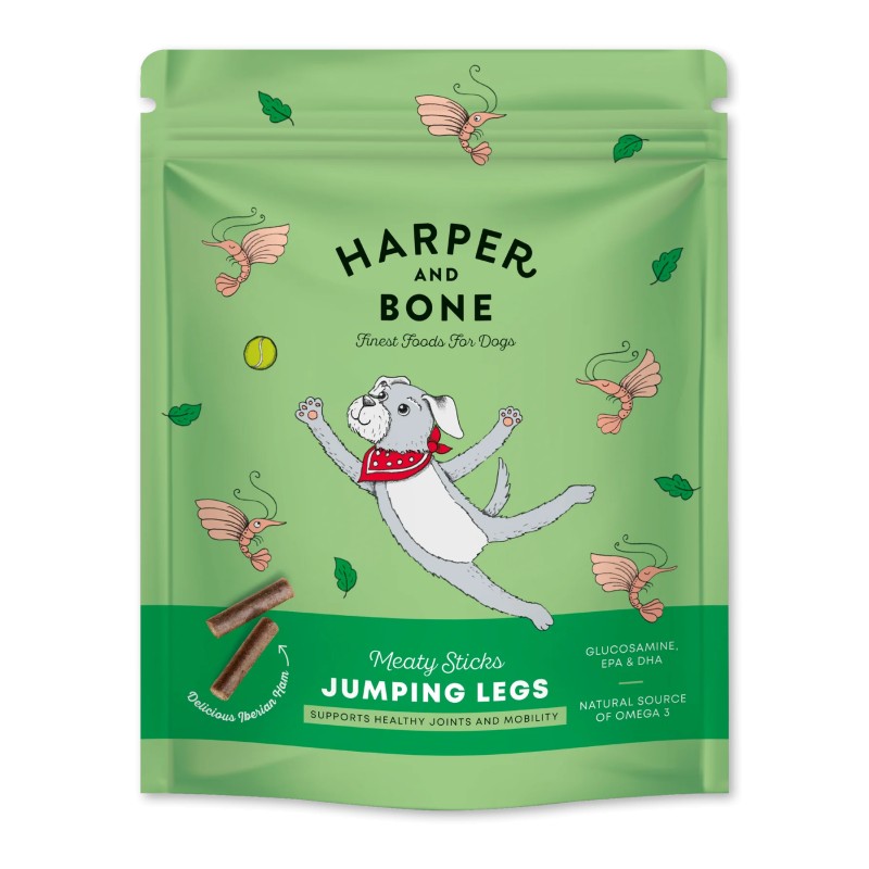 CANE SNACK H&B 75GR MEATY STICK JUMPING LEGS