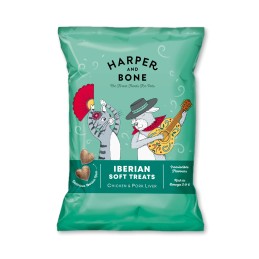 CANE/GATTO SNACK H&B 90GR IBERIAN SOFT TREATS POLLO E MAIALE