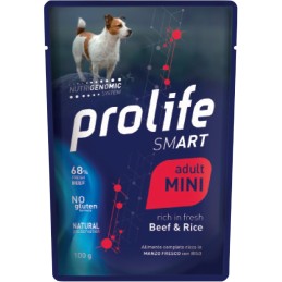 CANE PROLIFE ADULT SMART MANZO E RISO MINI 100G