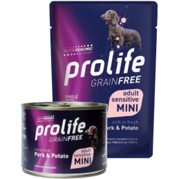 CANE PROLIFE SENSITIVE MAIALE E PATATE MINI 100G