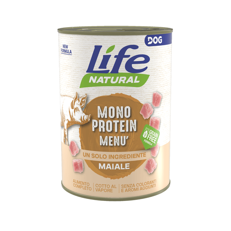 CANE LIFEDOG 400GR MONO MAIALE