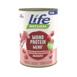 CANE LIFEDOG 400GR MONO MANZO