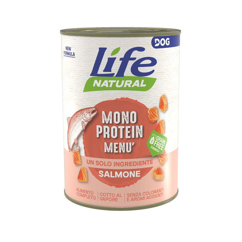 CANE LIFEDOG 400GR MONO SALMONE