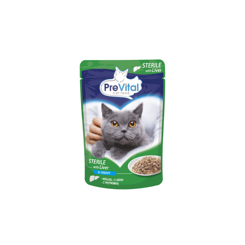 GATTO PREVITAL BOCCONI 100GR BUSTA STERIL FAGATO SALSA