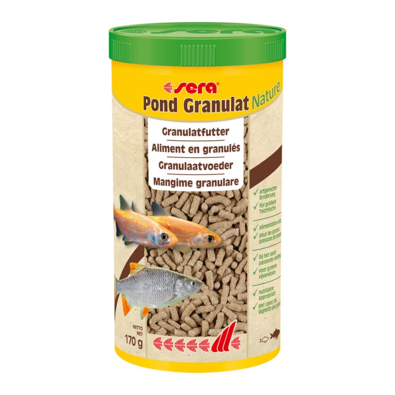 MANGIME FISH SERA POND BIOGRANULAT 205GR 1LT