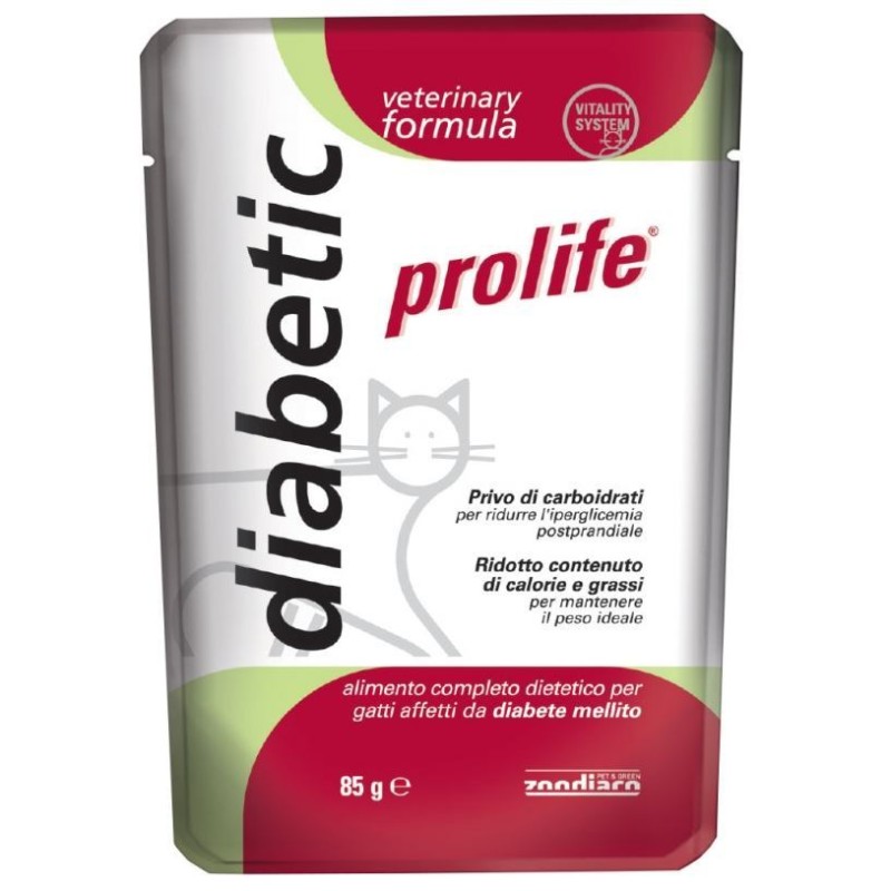 GATTO VET PROLIFE DIABETIC BUSTA 85GR