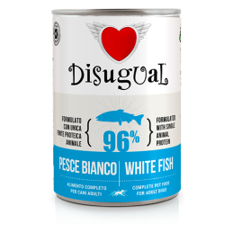 CANE DISUGUAL MONO 400GR PESCE BIANCO