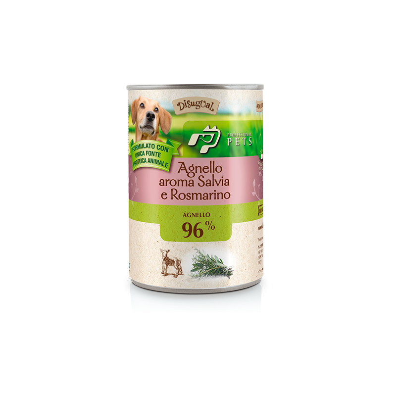 CANE PROFESSIONAL PET 400GR AGNELLO SALVIA ROSMARIN