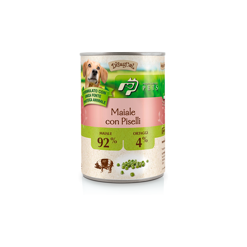 CANE PROFESSIONAL PET 400GR MAIALE E PISELLI