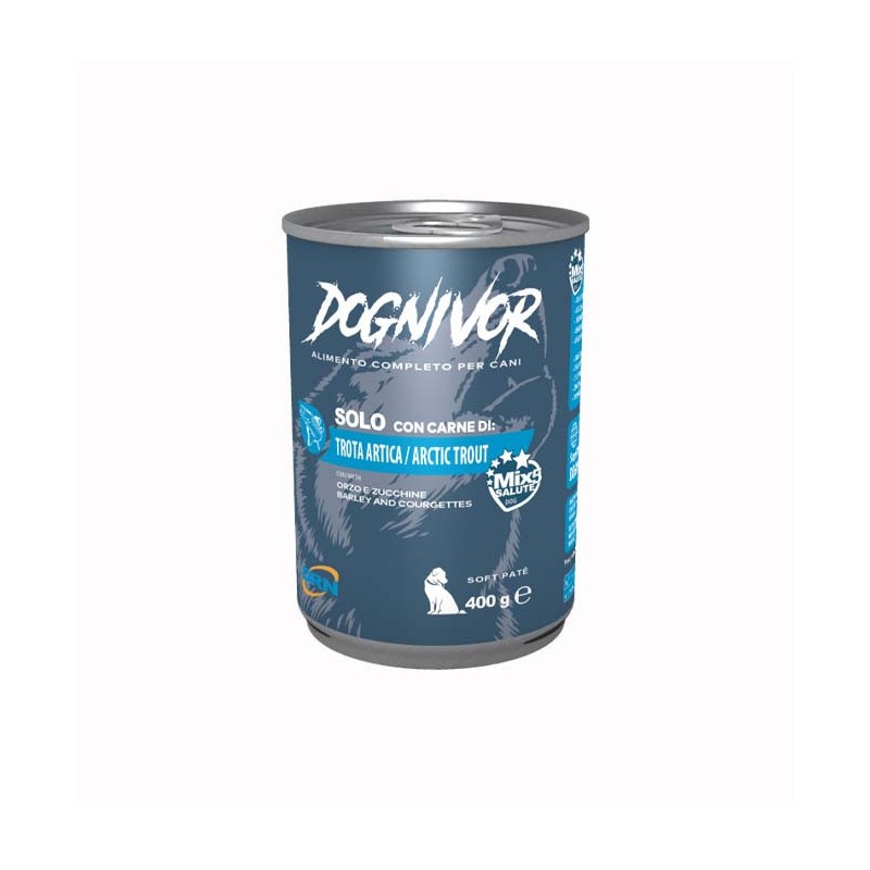 CANE DOGNIVOR 400GR TROTA ARTICA ORZO ZUCCHINE