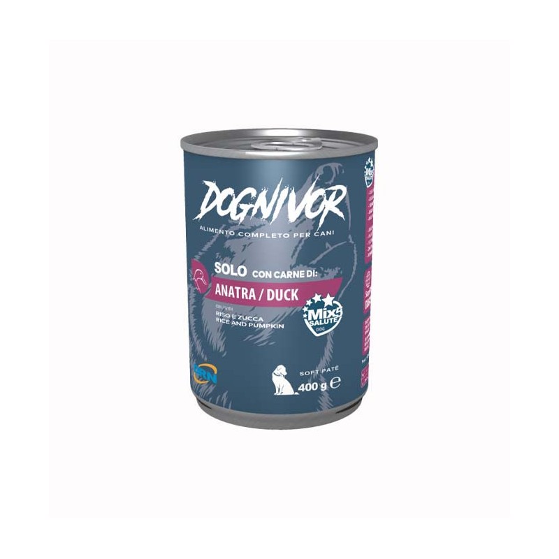 CANE DOGNIVOR 400GR ANATRA RISO ZUCCA