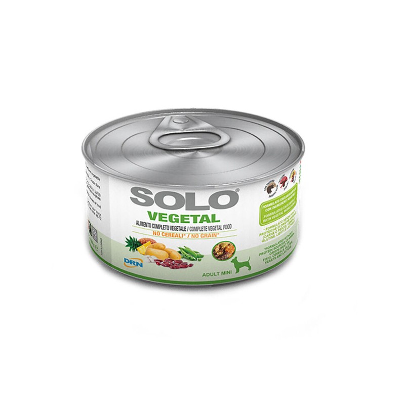 CANE SOLO VEGETAL WETFOOD DRN MINI 150GR LATT.