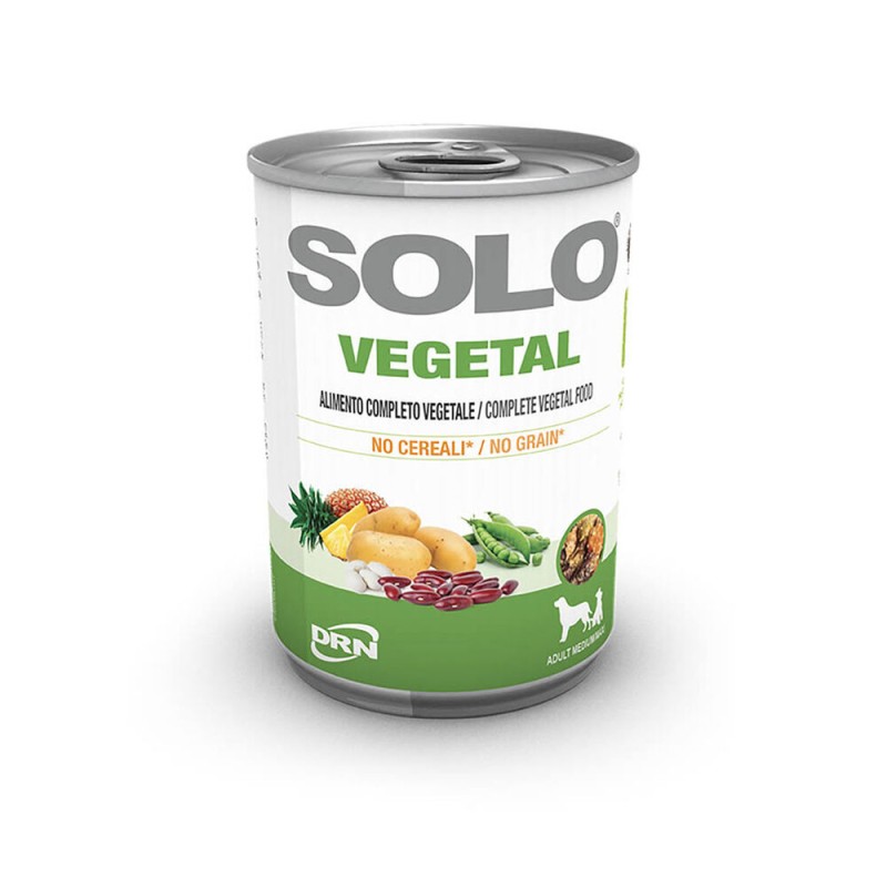 CANE SOLO VEGETAL WETFOOD DRN MD/MAX 400GR LATT.