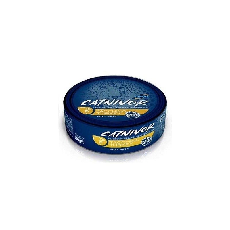 GATTO CATNIVOR ADULT 80GR TACCHINO