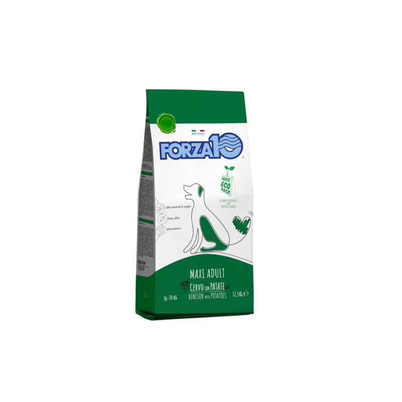 CANE FORZA10 ADULT 12.5KG MAXI CERVO PATATE