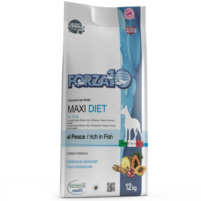 CANE FORZA10 DIET 12KG MAXI ADULT PESCE