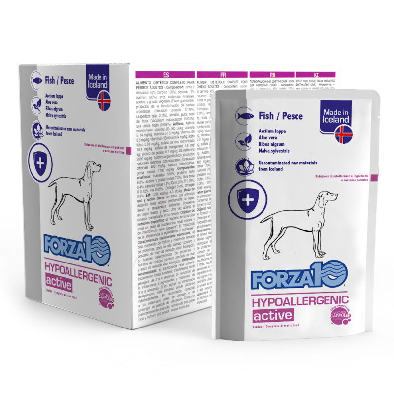 CANE FORZA10 DIET ACTIVEWET BUSTA 100GR HYPO PESCE