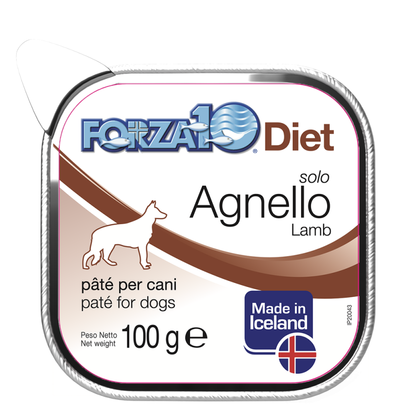 CANE FORZA10 DIET 100GR SOLO AGNELLO