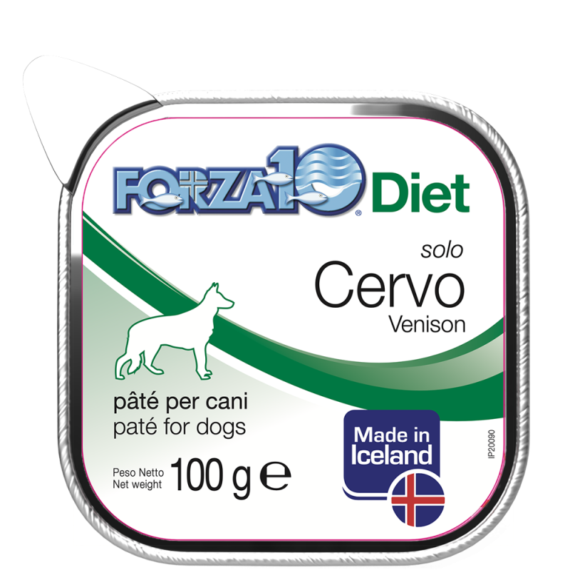 CANE FORZA10 DIET 100GR SOLO CERVO