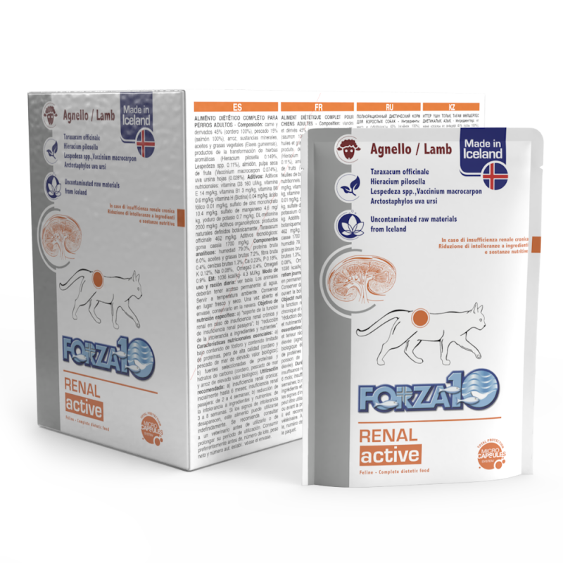 GATTO FORZA10 DIET ACTIVEWET RENAL 100GR BUSTA AGNELLO