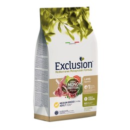 CANE EXCLUSION MEDITERRANEO ADULT 3KG MED AGNELLO