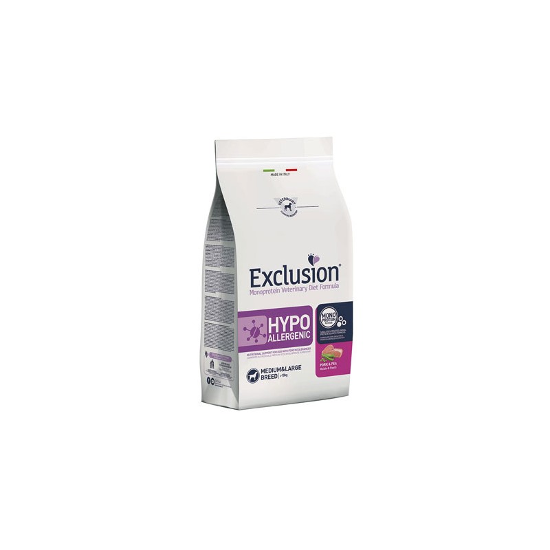 CANE EXCLUSION DIET HYPOALLERGENIC 12KG MED MAIALE