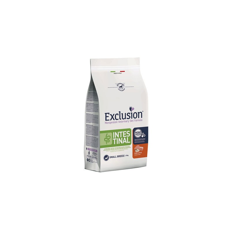 CANE EXCLUSION DIET INTESTINAL 2KG SMALL MAIALE RICE