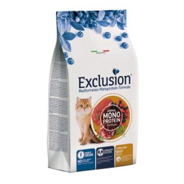 GATTO EXCLUSION MEDITERRANEO STERILIZED 1.5KG MANZO