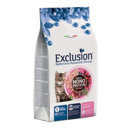 GATTO EXCLUSION MEDITERRANEO KITTEN 1.5KG POLLO