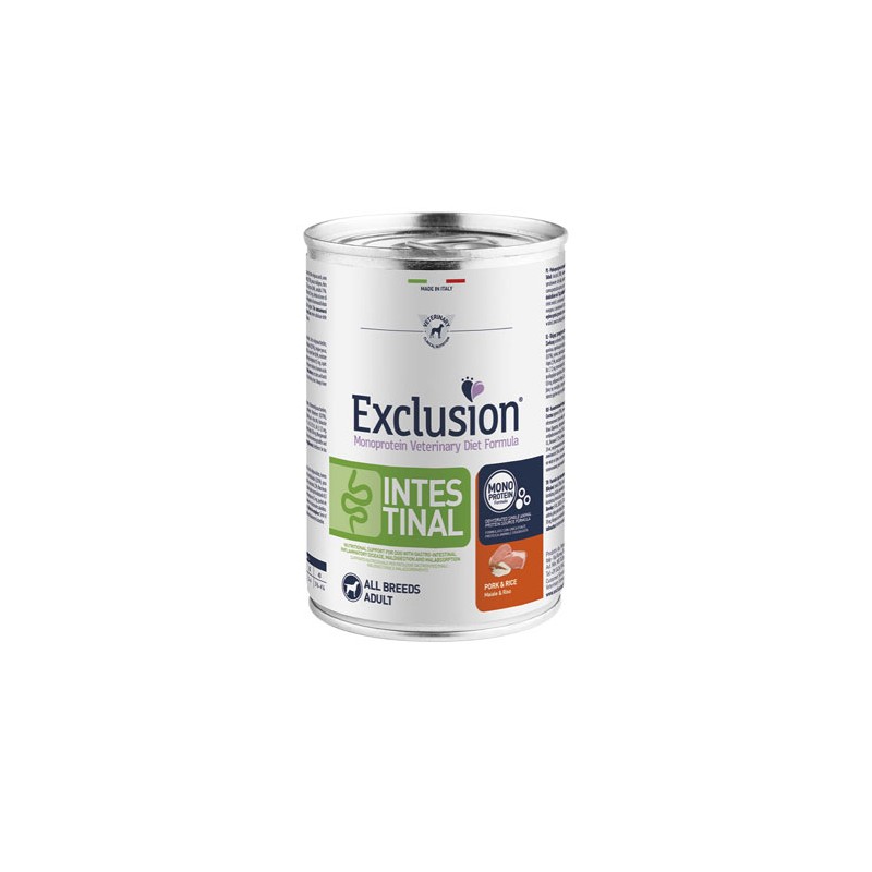 CANE EXCLUSION DIET INTESTINAL 400GR MAIALE